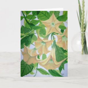 Brugmansia Painting Card