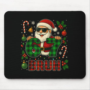 Bruh 67 Meme Funny Six Seven For Kids Men Boys Chr Mouse Mat