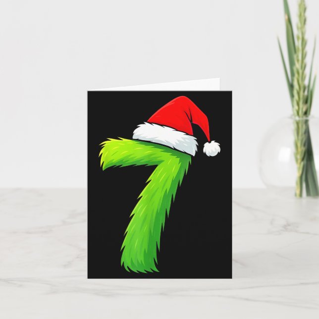 Bruh 67 Six Seven 6 7 Meme Christmas Funny  Card (Front)
