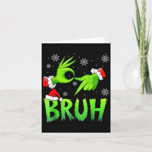 Bruh 67 Six Seven 6 7 Meme Christmas Funny Gen Alp Card