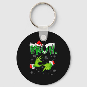 Bruh 67 Six Seven 6 7 Meme Christmas Funny Gen Alp Key Ring