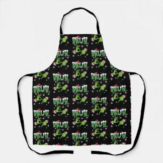 Bruh 67 Six Seven 6 7 Meme Christmas Funny Gen  Apron