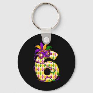 Bruh 67 Six Seven 6 7 Meme Funny Mardi Gras Kids M Key Ring