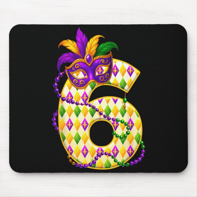 Bruh 67 Six Seven 6 7 Meme Funny Mardi Gras Kids M Mouse Mat (Front)