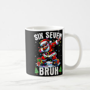 Bruh 67 Six Seven Santa Dabbing Christmas Shirts B Coffee Mug