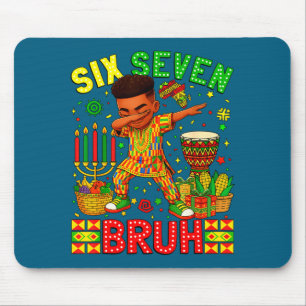 Bruh American Black History 67 Seven African Dabbi Mouse Mat