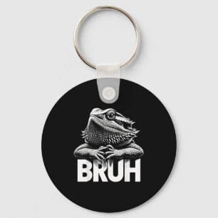 Bruh Bearded Dragon Key Ring