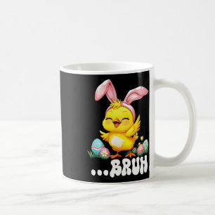 Bruh Chick Dabbing Happy Easter Day Eggs Boys Girl Coffee Mug