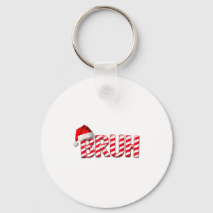 Bruh Christmas Candy Cane For Teen Boys Funny Xmas Key Ring