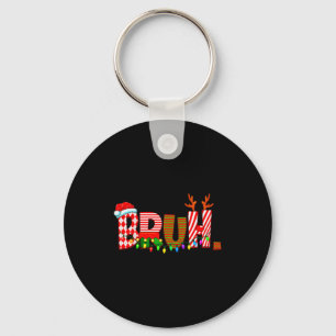 Bruh Christmas Costume Xmas Elf Santa Rudolph Pjs Key Ring