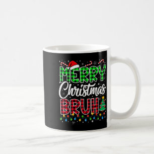 Bruh Christmas Kids Teens Boys Funny Christmas Hum Coffee Mug