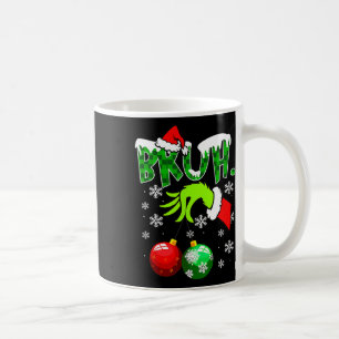 Bruh Christmas Kids Xmas Teens Boys Funny Christma Coffee Mug