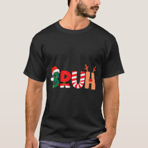 Bruh Christmas Shirt Teens Boys Xmas Kids Funny Ch