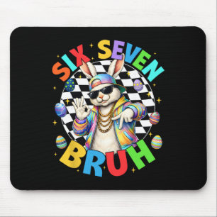 Bruh Cool Rabbit Hip Hop Bunny Easter Men Boy Kid Mouse Mat