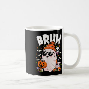 Bruh Cute Ghost Trick Or Treat Halloween Costume B Coffee Mug