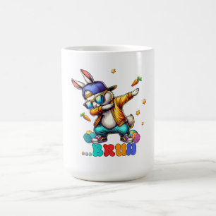 Bruh Dab Bunny Easter Funny Coffee Mug