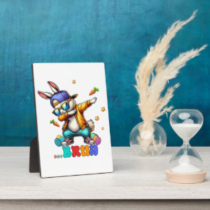 Bruh Dab Bunny Easter Funny Plaque