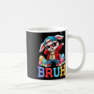 Bruh Dab Bunny Easter Funny Toddler Boys Men Kids Coffee Mug