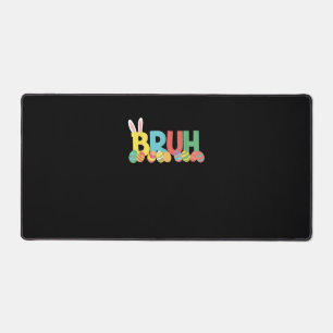 Bruh Easter Bunny Cute Meme For Kids _11 Desk Mat