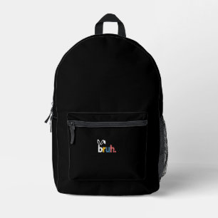 Bruh Easter Bunny Cute Meme For Kids _5 Printed Backpack
