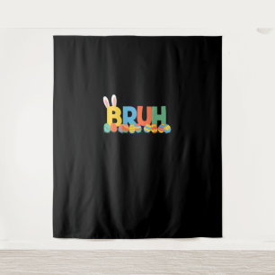 Bruh Easter Bunny Cute Meme For Kids _9 Tapestry