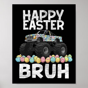 Bruh Easter Day Rabbit Bunny Happy Easter Monster  Poster
