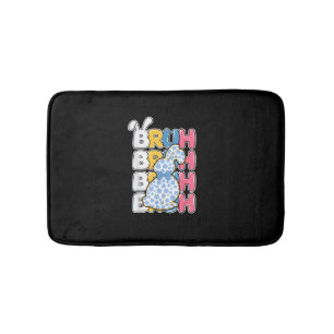 Bruh Easter for Teen Boys Kids Funny Happy Easter Bath Mat