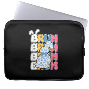 Bruh Easter for Teen Boys Kids Funny Happy Easter Laptop Sleeve