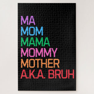 Bruh formerly known as mum mother's day mummy gift jigsaw puzzle