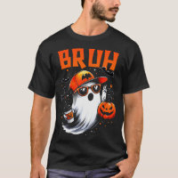 Bruh Ghost Halloween Cute Ghost Trick Or Treat Can