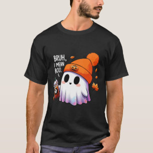 Bruh I Mean Boo Funny Halloween Costumes Men Women T-Shirt