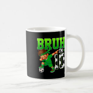 Bruh I'm 10 Soccer 10th Birthday Party Boy 10 Year Coffee Mug
