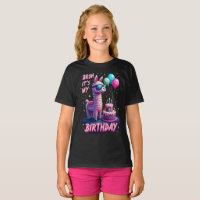 Bruh It’s My Birthday Llama Piñata Funny Retro 