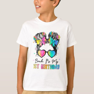 Bruh It's My 1st Birthday 1 Year Old 1st Birthday  T-Shirt