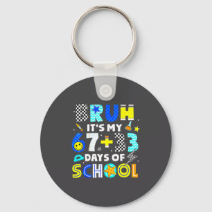 Bruh It's My 67 33 100 Days Of School Meme Key Ring