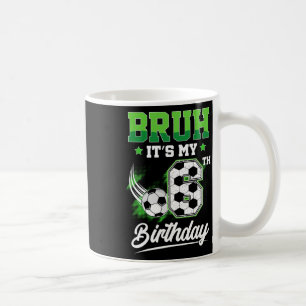 Bruh It's My 6th Birthday Boy Sport Fan 6 Year Old Coffee Mug