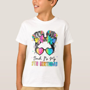 Bruh It's My 9th Birthday 9 Year Old 9th Birthday T-Shirt