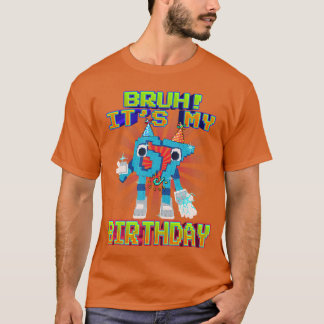 Bruh Its My Birthday 67 Si Seven 67 Funny Brainrot T-Shirt
