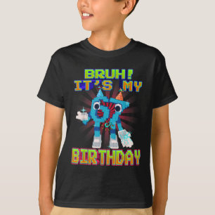 Bruh It's My Birthday 67 Six Seven 6-7 Funny Brain T-Shirt
