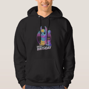 Bruh Its My Birthday Pinata Family Party Boys Llam Hoodie