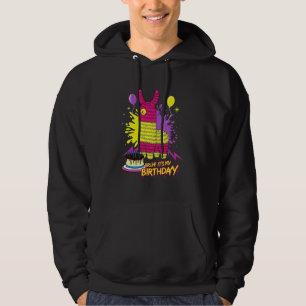 Bruh Its My Birthday Pinata Llama Party Family Gir Hoodie