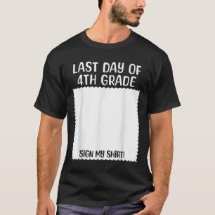 Bruh Its My Last Day Of 4th Grade Funny Graduation T-Shirt