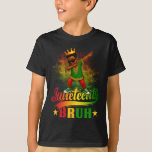 Bruh Juneteenth 1865 Black Freedom Black Prince Af T-Shirt