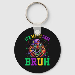 Bruh Mardi Gras Crawfish Boys Kids Mardi Gras 2 Key Ring