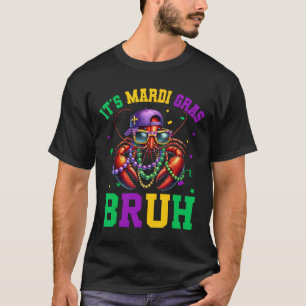 Bruh Mardi Gras Crawfish Boys Kids Mardi Gras 2 T-Shirt