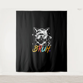 Bruh Meme Easter Cool Bunny Face Sunglasses Men Bo Tapestry