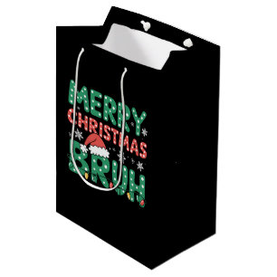 Bruh Meme Funny Saying Bro Greeting Christmas Medium Gift Bag
