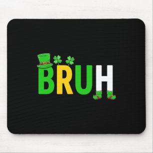 Bruh Meme Funny Saying Bro Greeting Teen Boy St Pa Mouse Mat