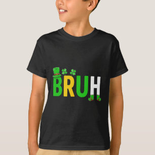 Bruh Meme Funny Saying Bro Greeting Teen Boy St Pa T-Shirt