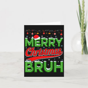 Bruh Meme Funny Saying Bro Greeting Teens Boys Men Card